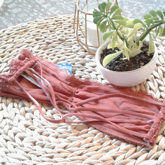 NWT Free People Essentials Lace Bandeau - Picture 5 of 7